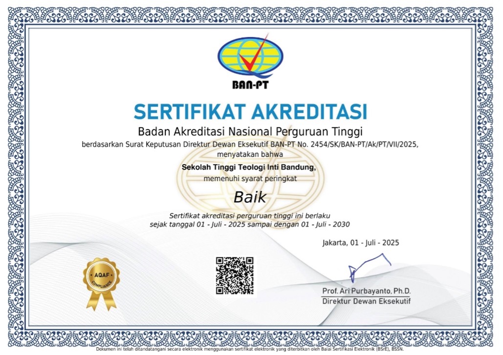 Sertifikat Akreditasi BAN PT